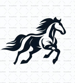 Galoppierendes Pferd